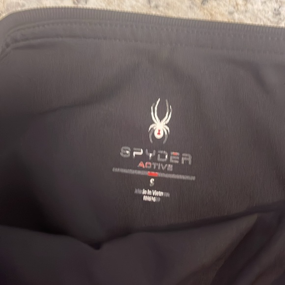 Black Spyder women’s active leggings size small - Picture 2 of 4